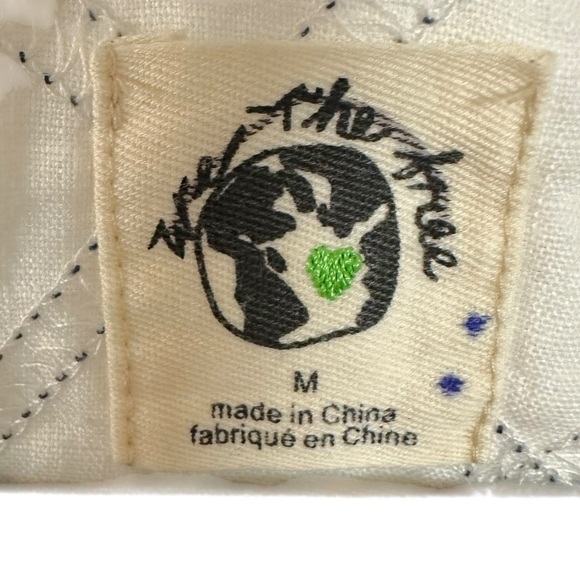 Free People Edwardian Romantic Ethereal Ally  Tunic in Optic White Medium NEW - Picture 12 of 15